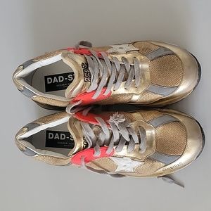Women’s gold Dad-Star sneakers, Suze 40EU,  color golden